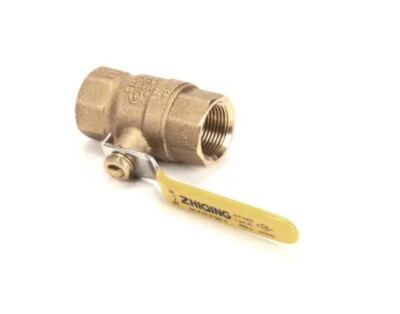 Dormont 075FV Ball Valve, Gas On/Off, Full Port, 3/4'' x 3/4'', Brass