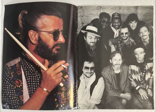 LIBRO ILUSTRADO PROGRAMA CONCIERTO GIRA BANDA RINGO STARR & THE ALL STAR DE COLECCIÓN 1989 - Imagen 2 de 5