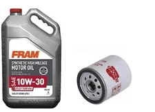 CARQUEST R85348 Engine Oil Filter & 5 Quarts Fram 10W30 Full Syn. H/M Motor Oil