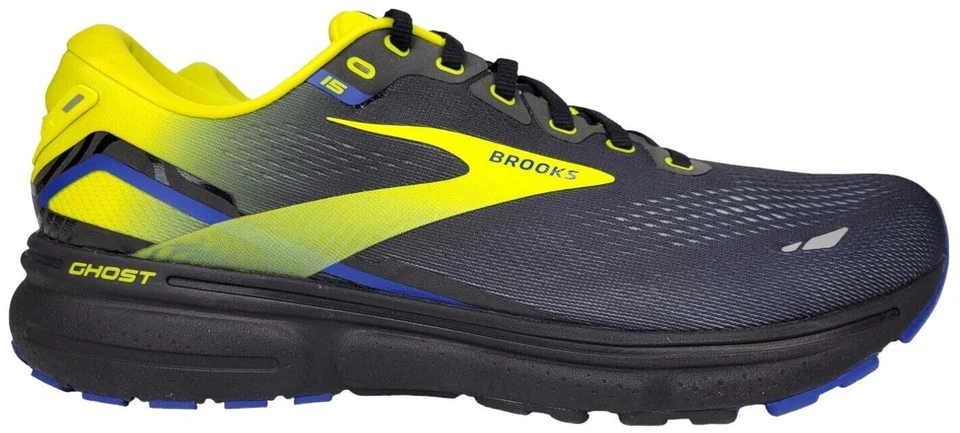 Brooks Ghost 15 Black Nightlife Blue