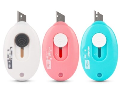 Mini Cutter Utility Knife Box Cutter Retractable Razor Blade Knife New ...