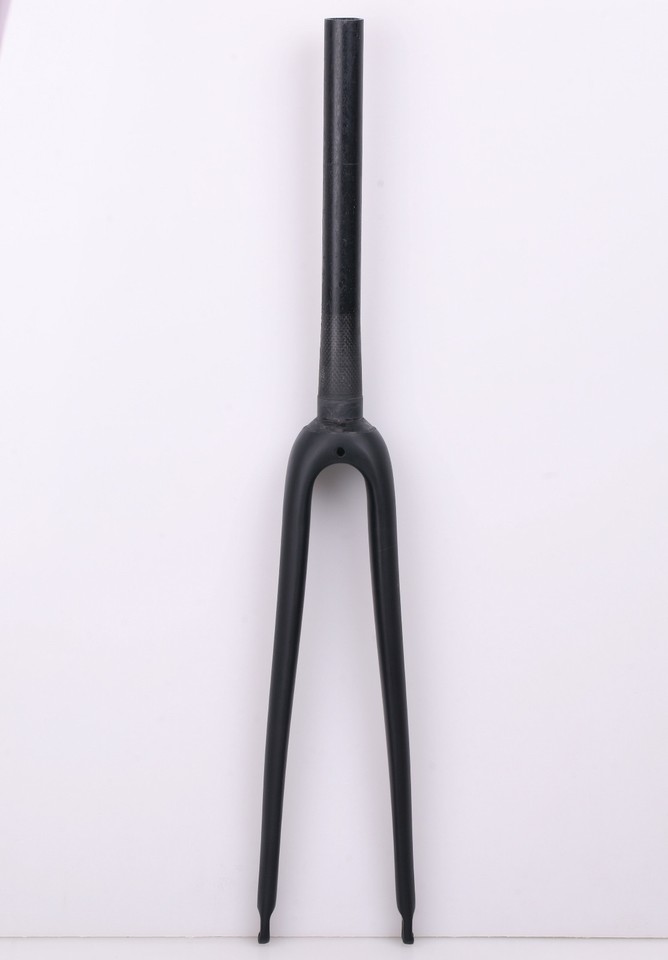 Fourche Carbone HYLIX Pour Vélo De Route - Frein à Disque, Axe 12 Mm, Tube De Direction 1 1/8" à 1 1/4" Conique, Taille 700C