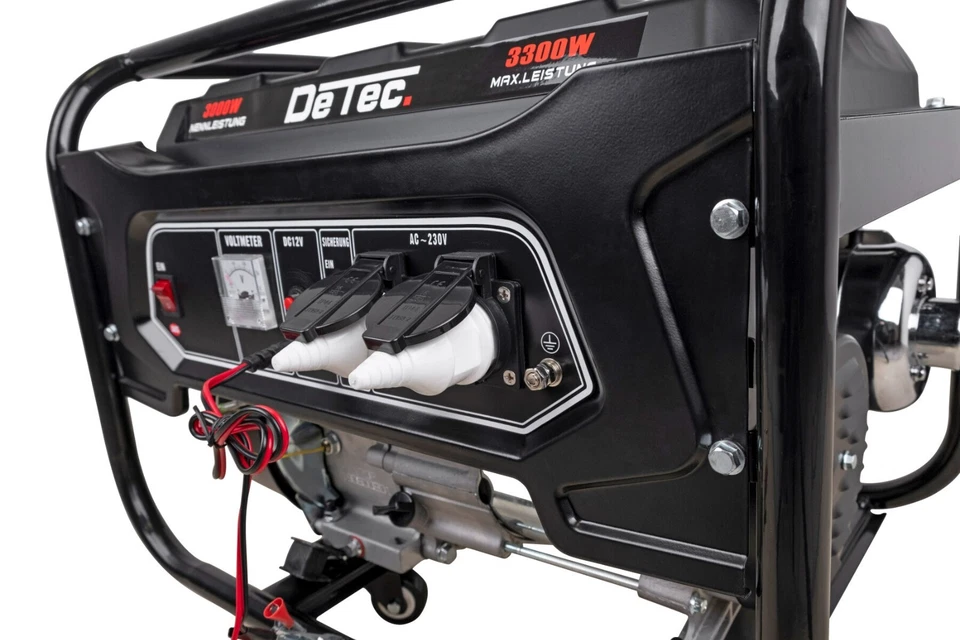 Stromerzeuger 3300 Watt Generator 7 PS und 230V Notstromaggregat COB Batterie - Bild 4 von 4