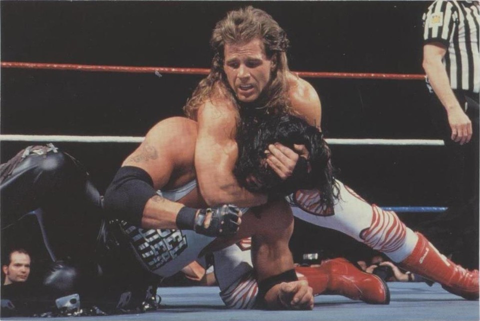 1999 Comic Images WWF WrestleMania Live! - Diesel Shawn Michaels #18 - 1 of 1