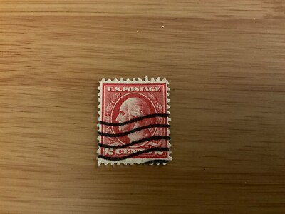 USAジョージ・ワシントン2セント 1916 Stamp USA George Washington Rare 2 Cent Two cents Red NH