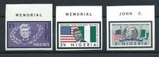 Nigeria N°155/57** (MNH) N. Dentelés 1964 - Mort du président Kennedy