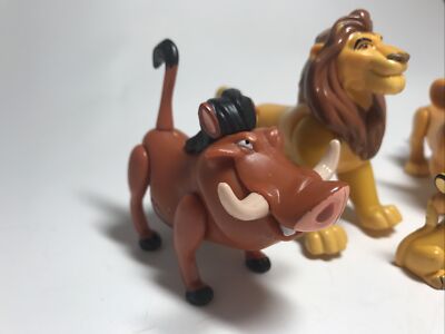 ライオンキング プンバァ フィギュア 1994 ヴィンテージ いのしし レア Vintage Disney The Lion King Figures 90's Mixed Lot Of 5