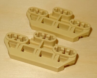 G1431 Lego 32307 Technik 2 Achs Connector Block 3x6 mit 6 Löchern in beige