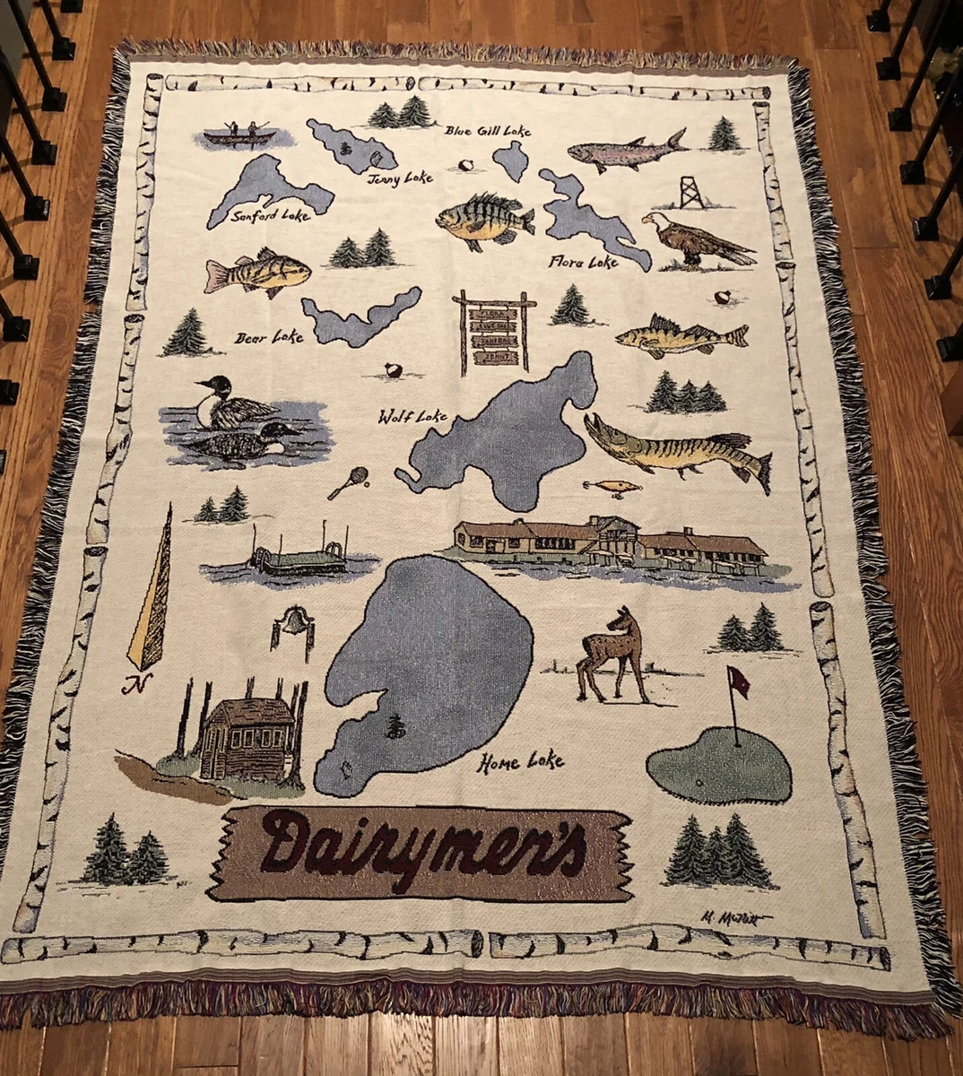 Canvas throw blanket sale