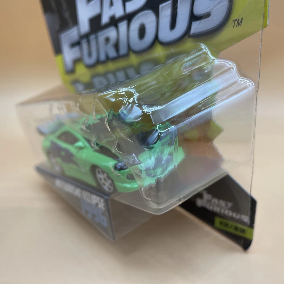 Mitsubishi Eclipse Fast Furious 1996 Mattel 1:55 Mattel 1/55 y cardado 12/32 Foto 3 de 4