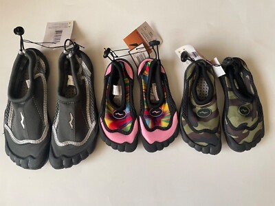 Norty Water Shoes Five Fingers Kid Boys Girls (Size 11 - 4) Pool Beach Slip On