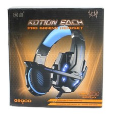 KOTION EACH G9000 Over Ear Gaming Headphones with Mic and LED Black/Blue Compa