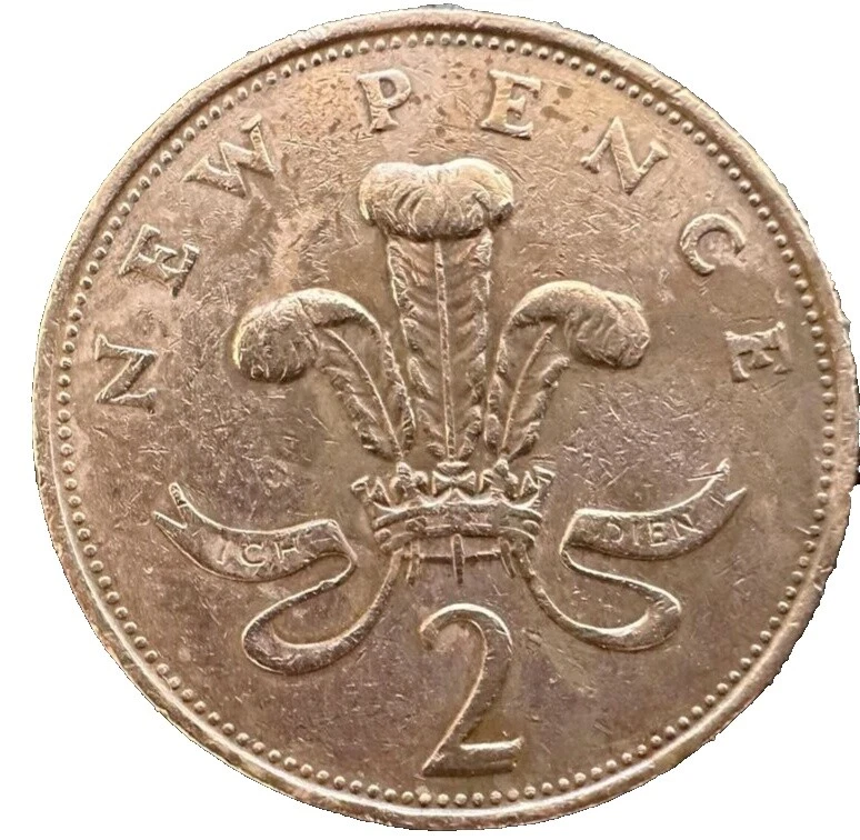 Monedas de cobre de 1971 Reino Unido