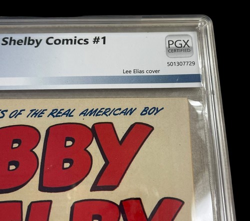 Bobby Shelby Comics # 1 PGX 9.4 1949 OW/W PGS Harvey First Issue Lee Elias CVR - Picture 5 of 6