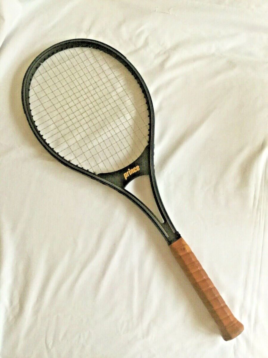 VINTAGE PRINCE GRAPHITE PRO SERIES 90 TENNIS RACKET LEATHER VINTAGE PRINCE GRAPHITE PRO SERIES 90 TENNIS RACKET LEATHER