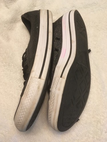 All-Star Converse Black w/Multi Color Glitter Sneakers *Men's 5 Women's 7 - Picture 10 of 11