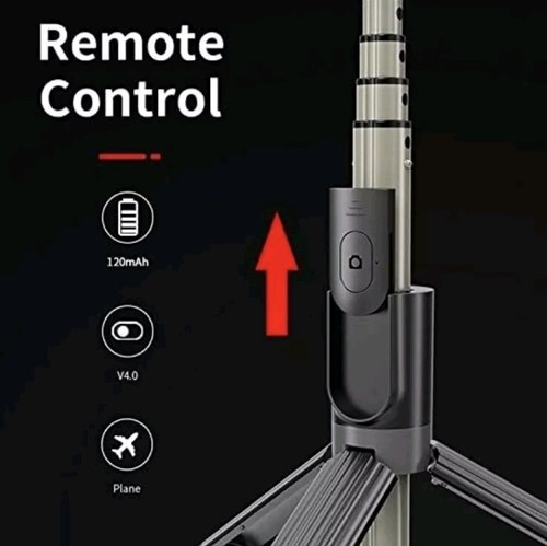 Selfie Stick Tripod Ring Light Foldable And Portable Holder For Photos and Video - Picture 3 of 4
