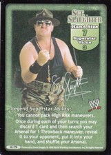 WRESTLING WWF RAW DEAL ROYAL RUMBLE CCG 2005 C. I. PROMO CARD SGT. SLAUGHTER