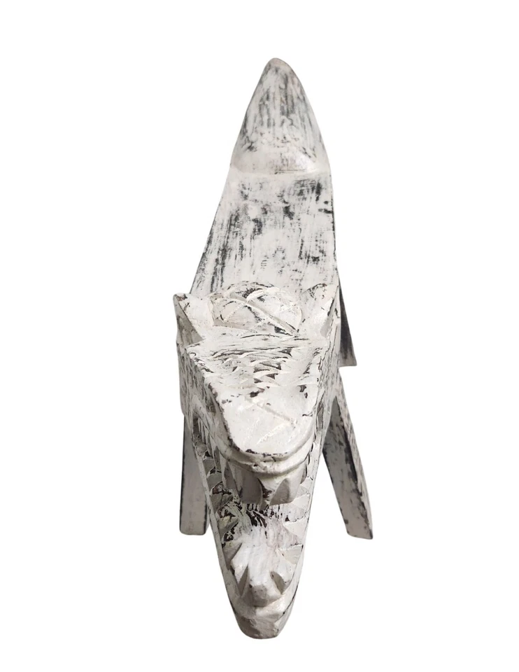 Скамейка ручной работы Florida Gator аллигатор крокодил примитивный деревянный стул статуэтка - Изображение 3 из 4