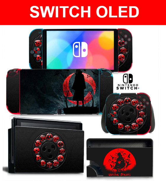 Switch Oled Exclusive Design Itachi Decal Sticker Skin Wrap Vinyl + Controller