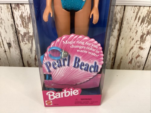 1997 PEARL BEACH BARBIE - 18576 - OVP UNGEÖFFNET - MIT RING FÜR DICH - Bild 10 von 15