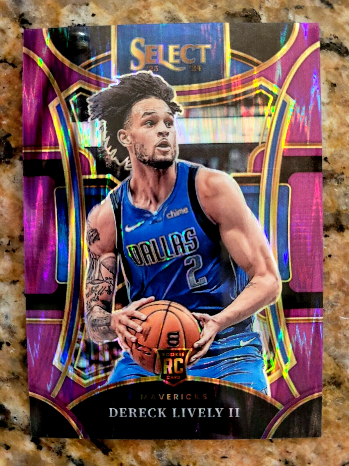 2023-24 Select Dereck Lively II Flash Purple Mezzanine RC Mavericks 132/175