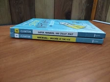 Lot Of 2 Narwhal and Jelly Books 1-2 BY Ben Clanton Hardcover Very Good
