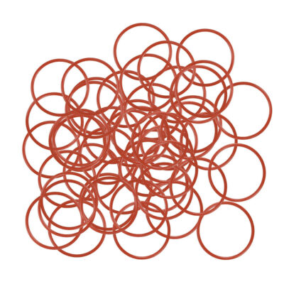 Silicone O-Rings 26mm OD 23mm Inner Diameter, 1.5mm Width, Seal Gasket 50Pcs #