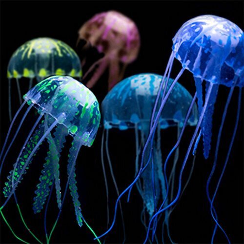 Glowing Effect Artificial Jellyfish Aquarium Decoration Fish Tank Ornament - Picture 10 of 16