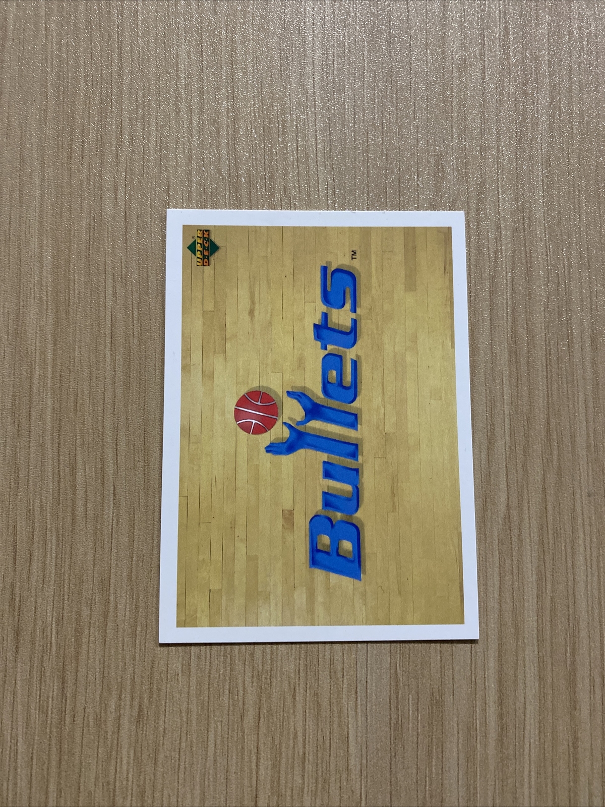 1991-92 Upper Deck International Spanish Washington Bullets Team #157