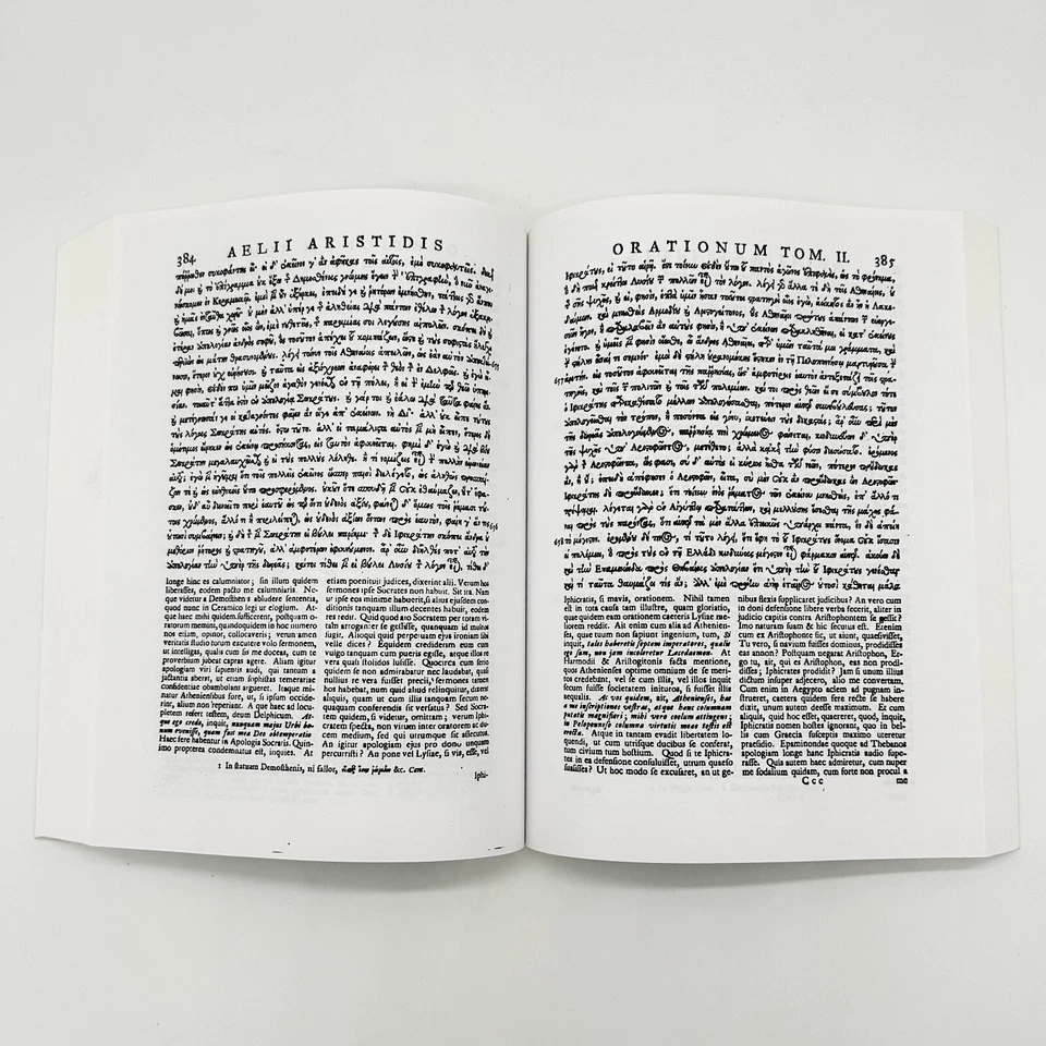 Aelii Aristidis Adrianensis Opera Omnia: Graece & Latine, in Duo Volumina, New - Image 3 of 4