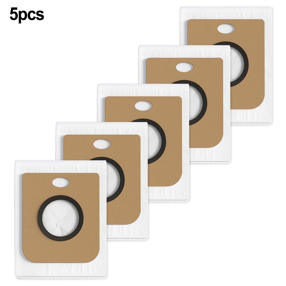 5PC Replacement Dust Bags for ILIFE T20S Self-Emptying Robot Vacuum Cleaner