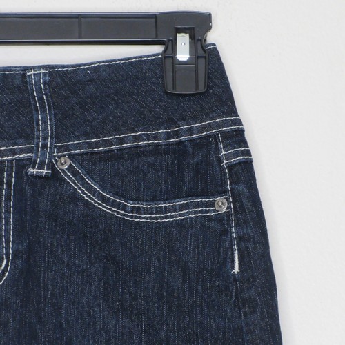 Angels Jeans Women's Juniors' Mid Rise Denim Mini Skirt SZ 5 B49 - Picture 4 of 18