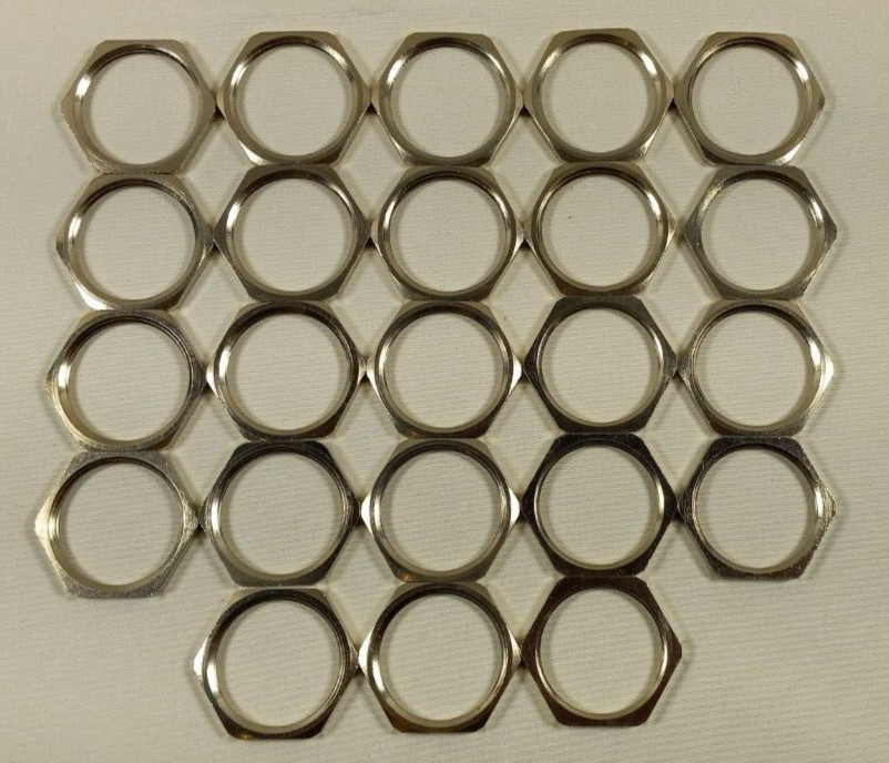 52003540 Skindicht SMPG21 Lock Nut NickelPlated Brass QTY 23 Falak