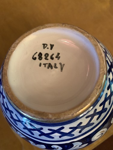 “Deruta” Italy Pottery Ceramiche Handmade/painted Gravy Creamer Pitcher - Picture 3 of 9