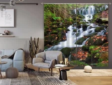 3D Natural River ZHUA179 Photo Curtain Window Blockout Fabric Amy 2023