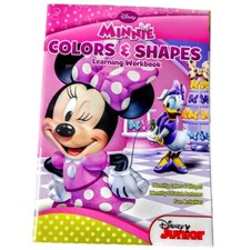 Disney Minnie Mouse Colors And Shapes Learning Activity Workbook Book Daisy Duck