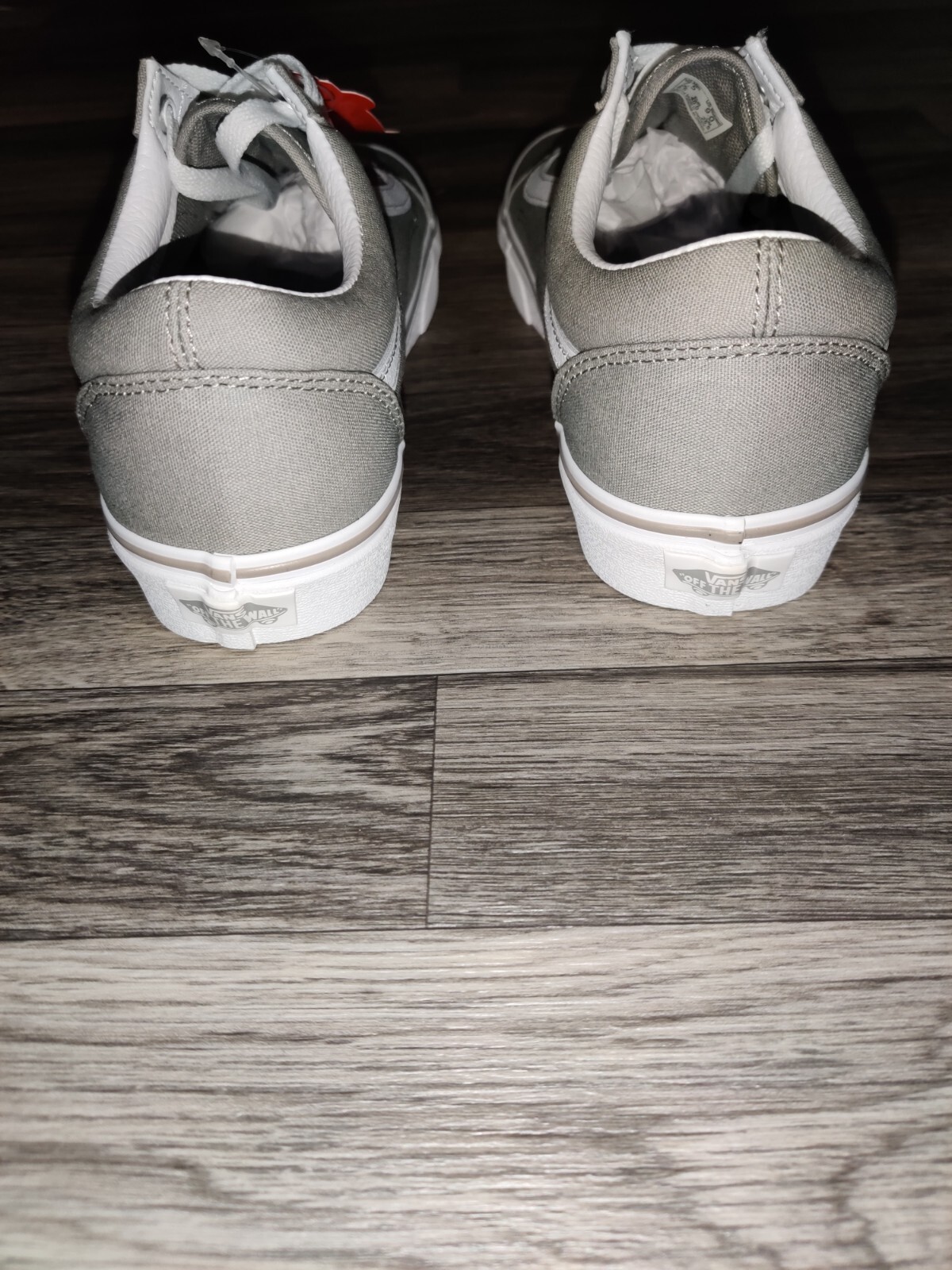 Vans Old Skool Drizzle/True White(Gray) Skate Shoe Mens Size 7.5 Wms 9