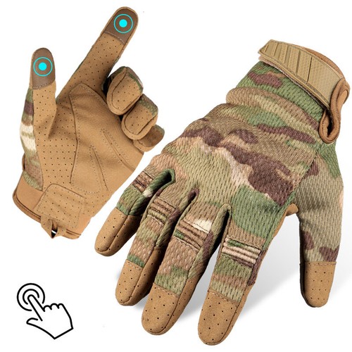 Guantes tácticos militares para hombre protector de tobillo pantalla táctil ejército misión - Imagen 2 de 19