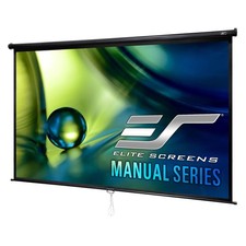 Manual Series, 80-INCH Pull Down Manual Projector Screen with AUTO LOCK, Movi...