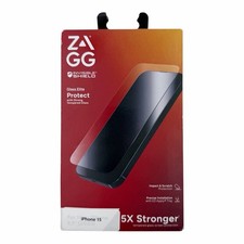 Zagg Glass Elite Protect Tempered Glass Screen Protection for iPhone 15 -Sealed