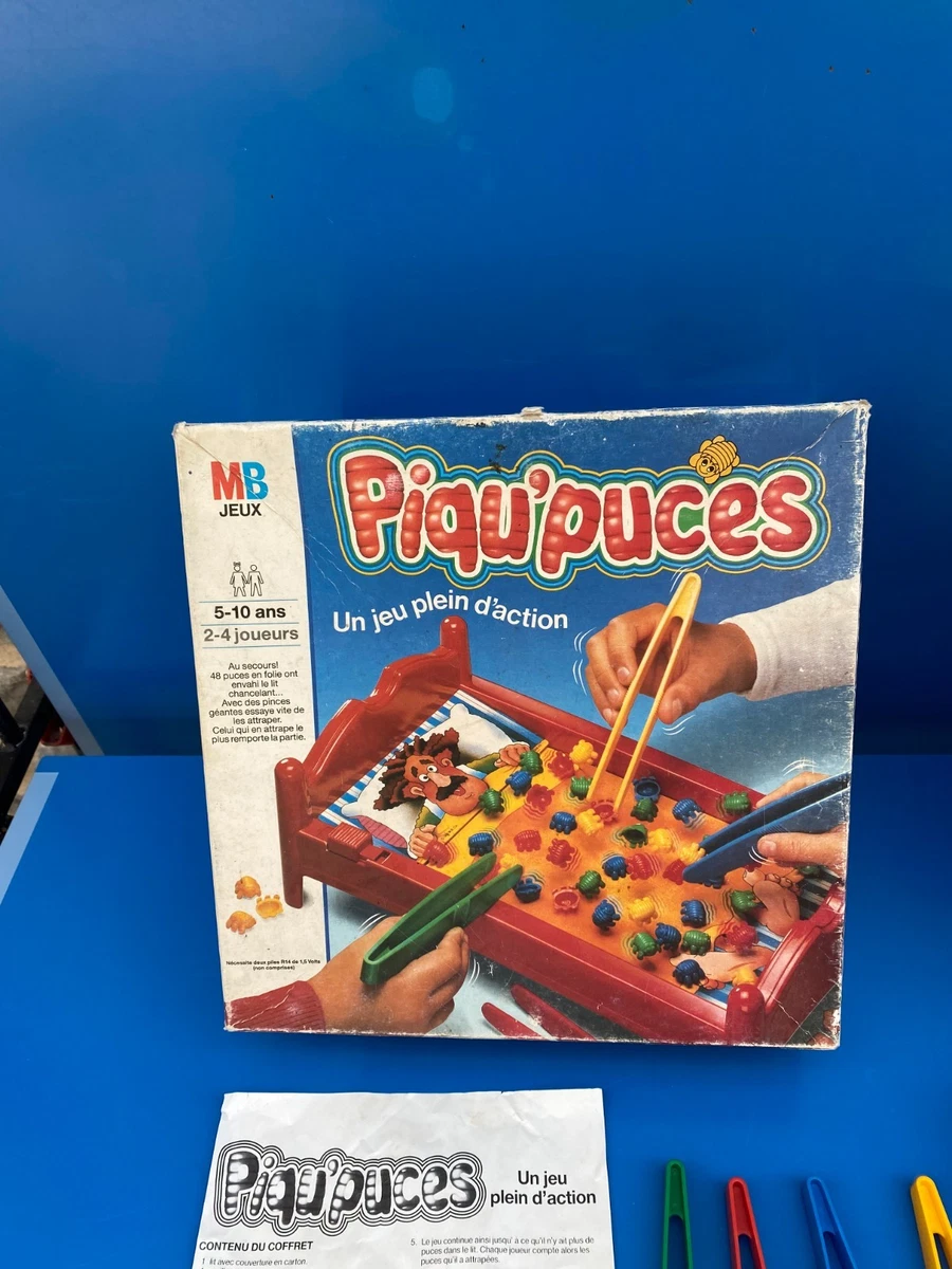 Juego De Mesa PIQU'PUCES MB 1985 Vintage Multicolor De Estrategia Completo
