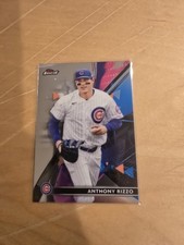 Topps Finest 2021 Anthony Rizzo Base Set #67 Chicago Cubs Baseball Card