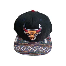 Chicago Bulls NBA Mitchell & Ness Hat Cap Snapback Aztec Tribal New with Tags