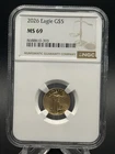 1/10 oz Gold - 2026 $5 American Gold Eagle NGC MS69 🔥