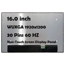 16" NV160WUM-N44 FHD 1920x1200 30Pin LCD Non-Touch Screen Display Screen Panel