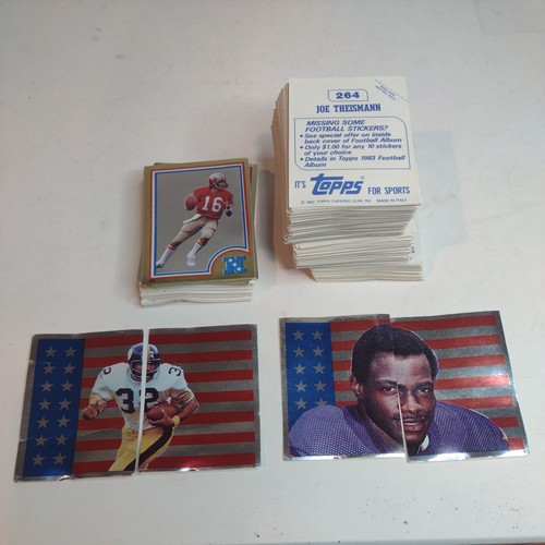 1983 TOPPS NFL Mini Stickers Near Complete Set 1-330. Read Description - Picture 3 of 3