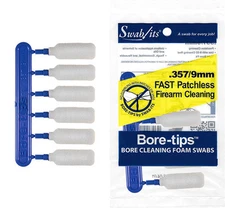 (Single Bag) .357cal/.38cal/.380cal/9mm Barrel Cleaning Bore-tips® by