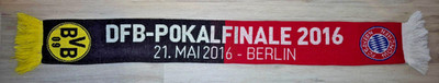 Borussia Dortmund vs FC Bayern München Schal / DFB POKALFINALE 2016 Berlin /