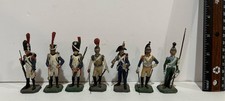 Rose Miniatures 54mm Metal Figures Napoleonic Wars Lot of 7 Painted